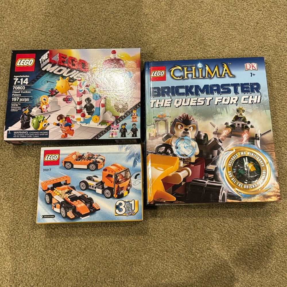 Brand New 3 in 1 Lego Bundle!